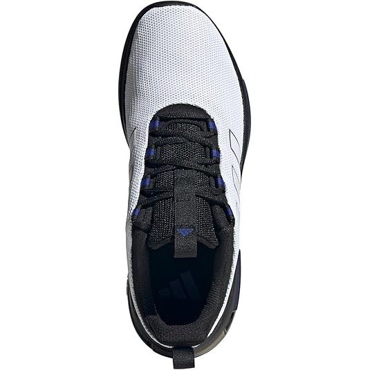 adidas Men's Racer TR23 Sneaker, White/Black/Lucid Blue