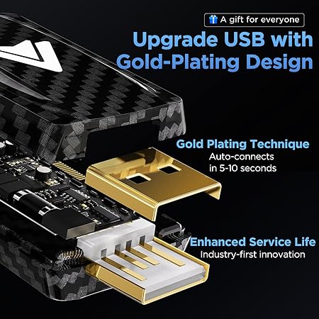 Android Auto Wireless Adapter for Car Small Dongle