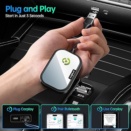 Wireless CarPlay Adapter for Apple iPhone