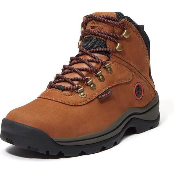 81AWnORVnVL._AC_SY535_.jpg Timberland Mens White Ledge Mid Waterproof, Rust Nubuck