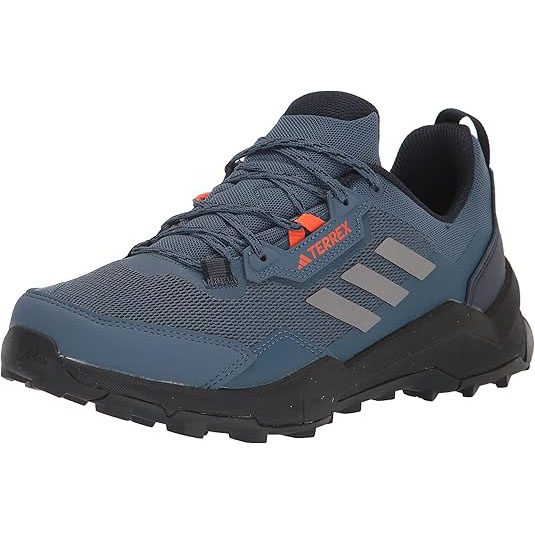 adidas Men's Terrex AX4 Hiking Shoe, Wonder Steel/Grey/Impact Orange