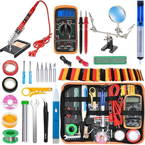 Soldering Iron Kit,80W LCD Digital Soldering Gun