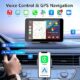 Apple Carplay Screen for Car, 7" HD Portable Car Stereo Touch Screen
