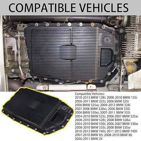 Transmission Oil Pan with Filter Gasket&Screws Repair Kit Fits