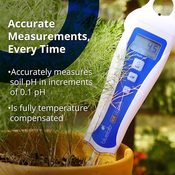 Bluelab PENSOILPH Soil pH Pen, Digital Meter and Water Test Kit