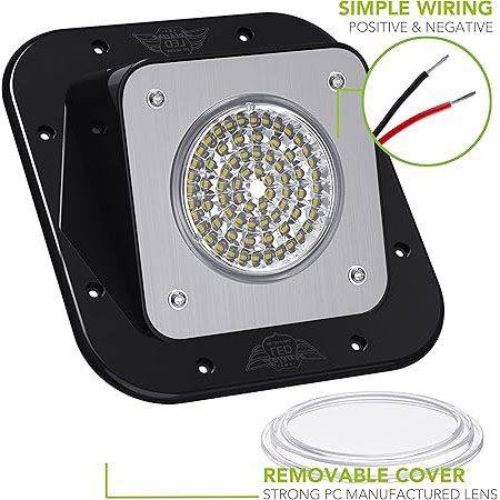 Leisure LED RV Exterior Surface Mount Flood Porch Utility Light