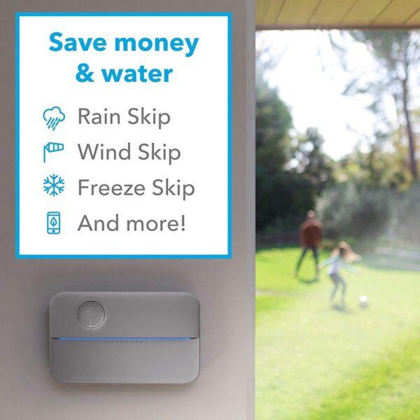 Rachio 8ZULWC-L R3e Generation: Smart, 8 Zone Sprinkler Controller