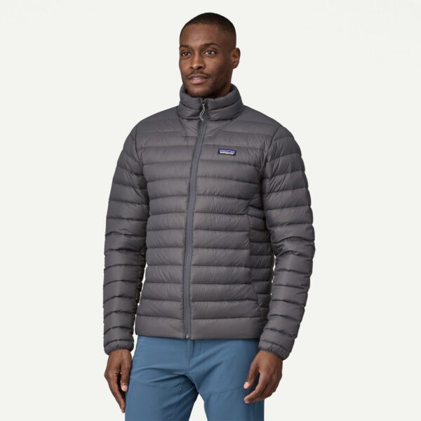 Patagonia Men's Down Sweater Jacket, Forge Grey