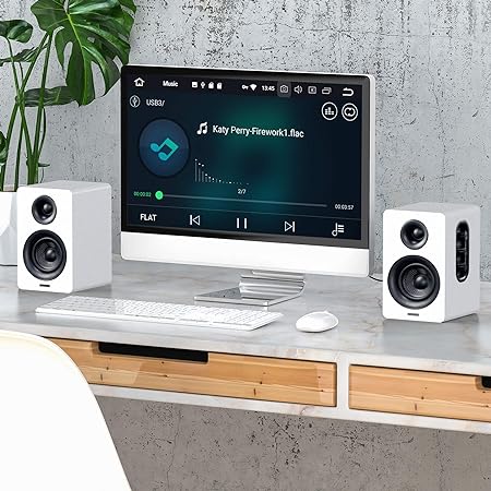 SW208 3" Active Bluetooth 5.0 Bookshelf Speakers