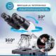 AmScope - 40X-2500X LED Digital Binocular Compound Microscope